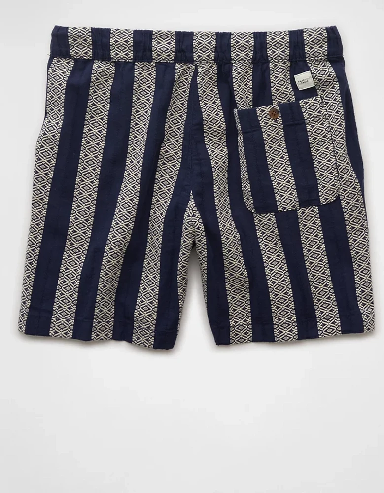Short Trekker rayé texturé de 7 po AE
