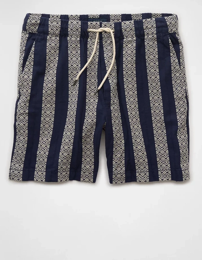 Short Trekker rayé texturé de 7 po AE