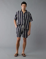 Short Trekker rayé texturé de 7 po AE