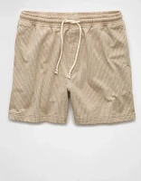 Short Trekker en tricot rayé Flex de 5 po AE