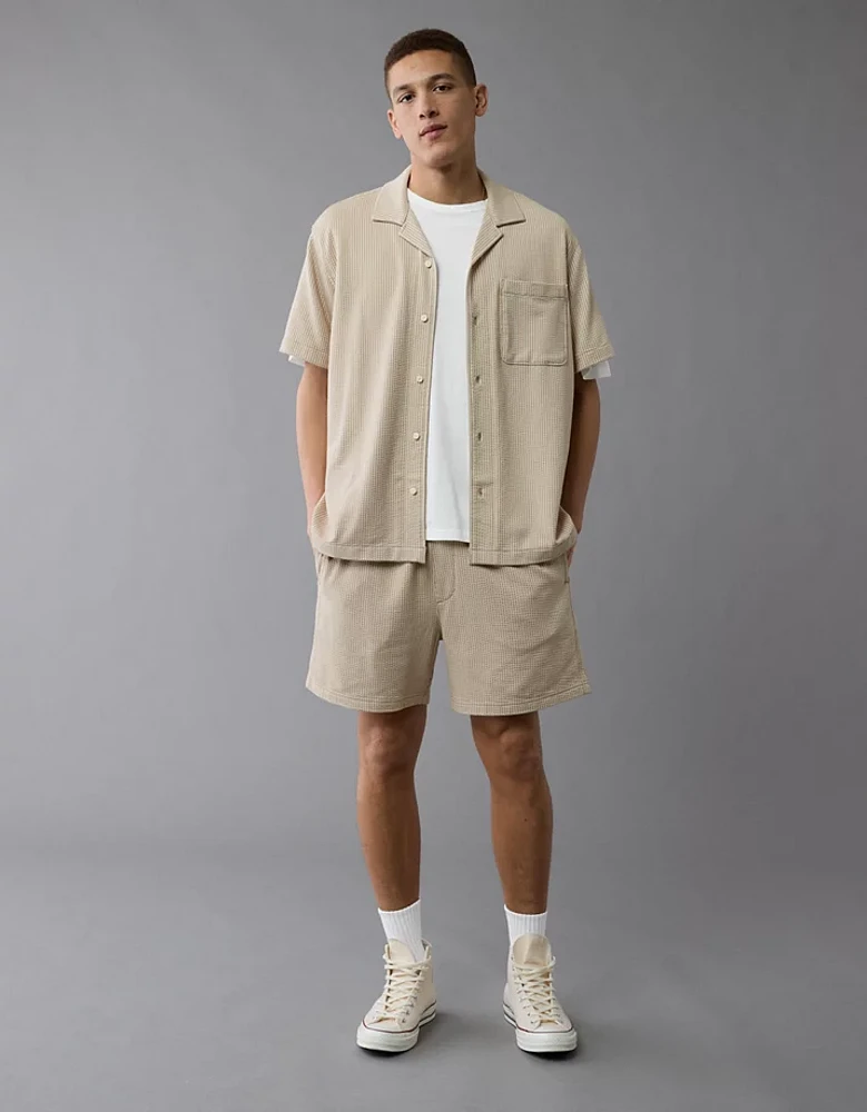 Short Trekker en tricot rayé Flex de 5 po AE