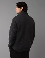 AE Quilted Quarter-Zip Sweatshirt