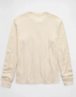 AE Long-Sleeve Thermal Henley T-Shirt