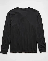 AE Long-Sleeve Henley T-Shirt