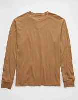 AE Long-Sleeve Henley T-Shirt