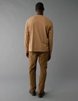 AE Long-Sleeve Henley T-Shirt