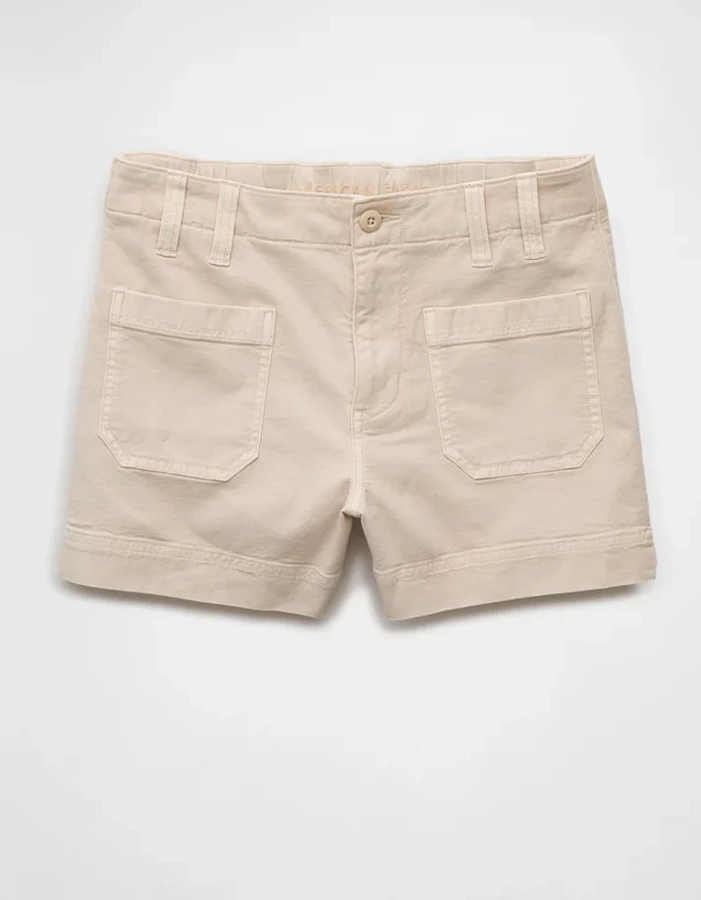 Short utilitaire décontracté à taille très haute extensible AE