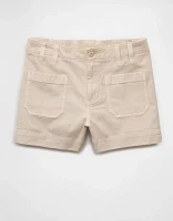 Short utilitaire décontracté à taille très haute extensible AE