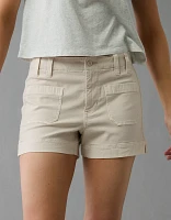 Short utilitaire décontracté à taille très haute extensible AE