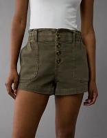 AE Dreamy Drape Stretch Paperbag Mom Short