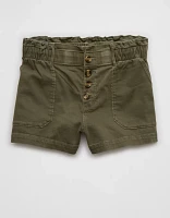AE Dreamy Drape Stretch Paperbag Mom Short