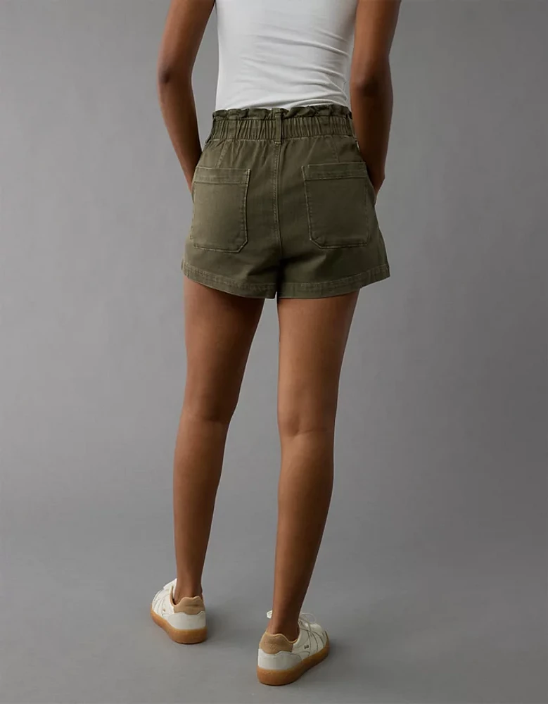 AE Dreamy Drape Stretch Paperbag Mom Short