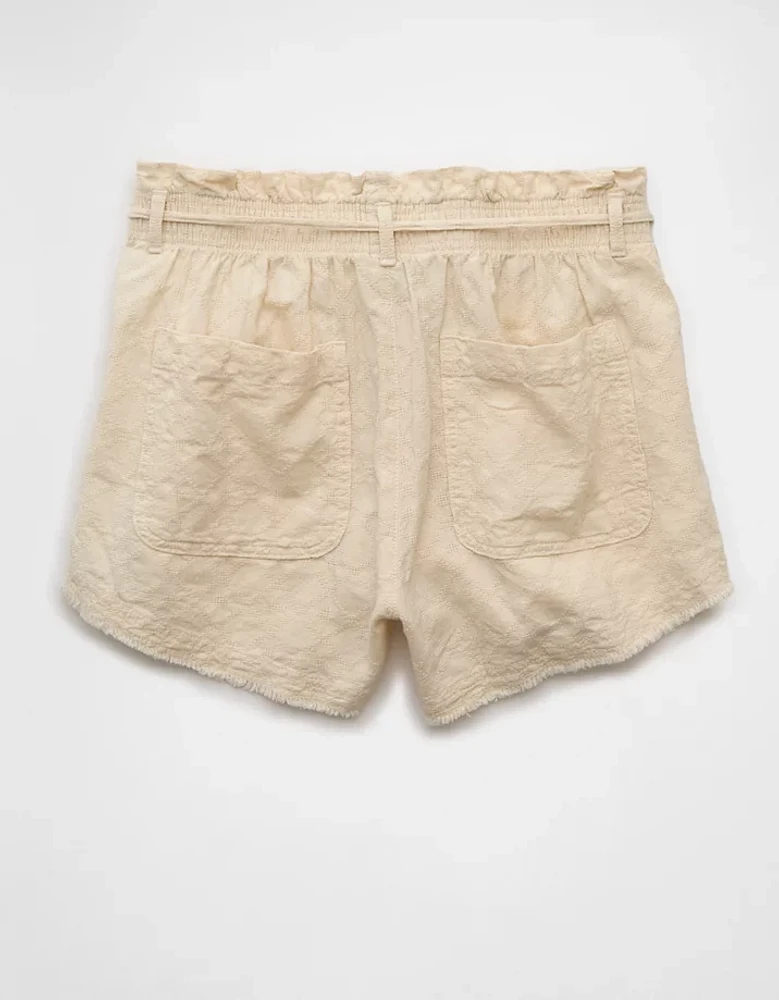 Short à taille haute froncée AE