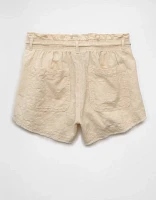 Short à taille haute froncée AE