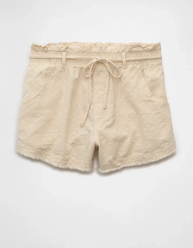 Short à taille haute froncée AE