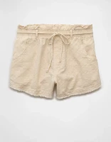 Short à taille haute froncée AE