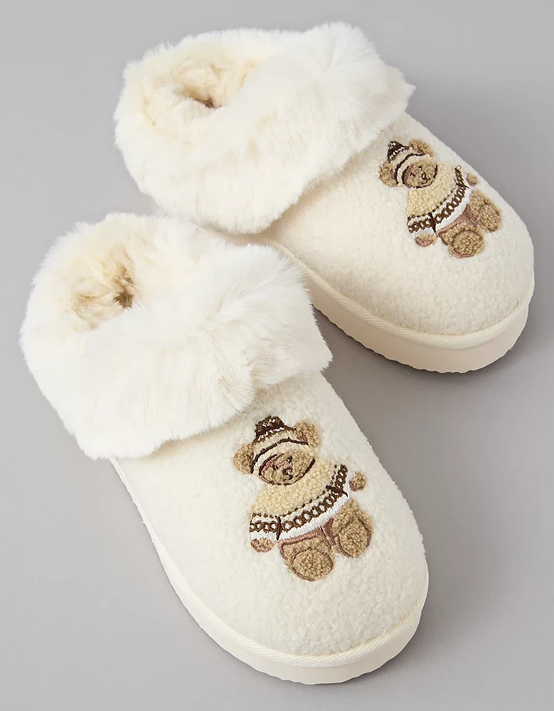 AE Shearling Scuff Slipper