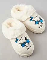 AE Snoopy Bow Scuff Slipper