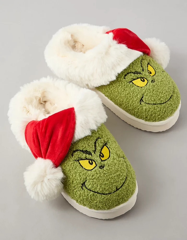 AE Grinch Scuff Slipper