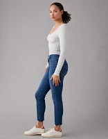 Jegging court incurvé à taille haute Next Level AE