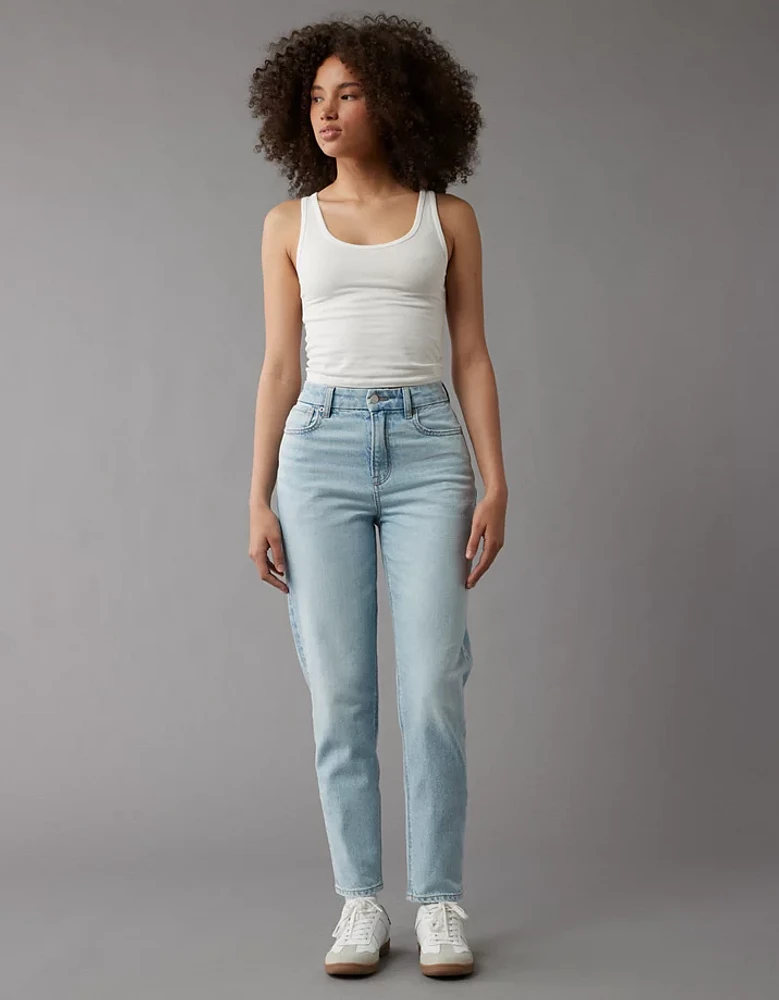 Jean maman en rondeur rigide et extensible AE
