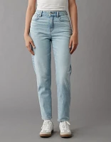 Jean maman en rondeur rigide et extensible AE