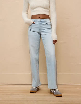 AE Stretch High-Waisted Stovepipe Side Stripe Jean