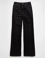 AE Dreamy Drape Stretch Curvy Super High-Waisted Baggy Wide-Leg Jean