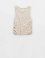 Aerie Rouchy Rib Tank Top