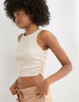 Aerie Rouchy Rib Tank Top