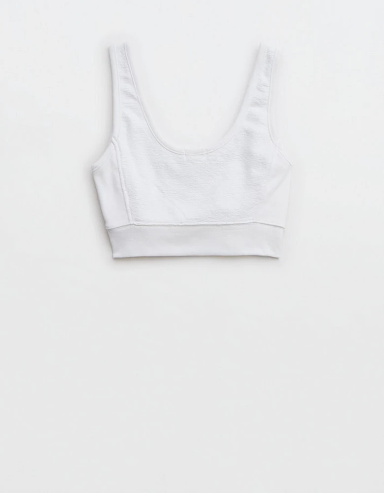 Aerie Restart Cropped Fleece Tank Top