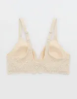 Sunnie Bloom Lace Trim Wireless Lightly Lined Bra