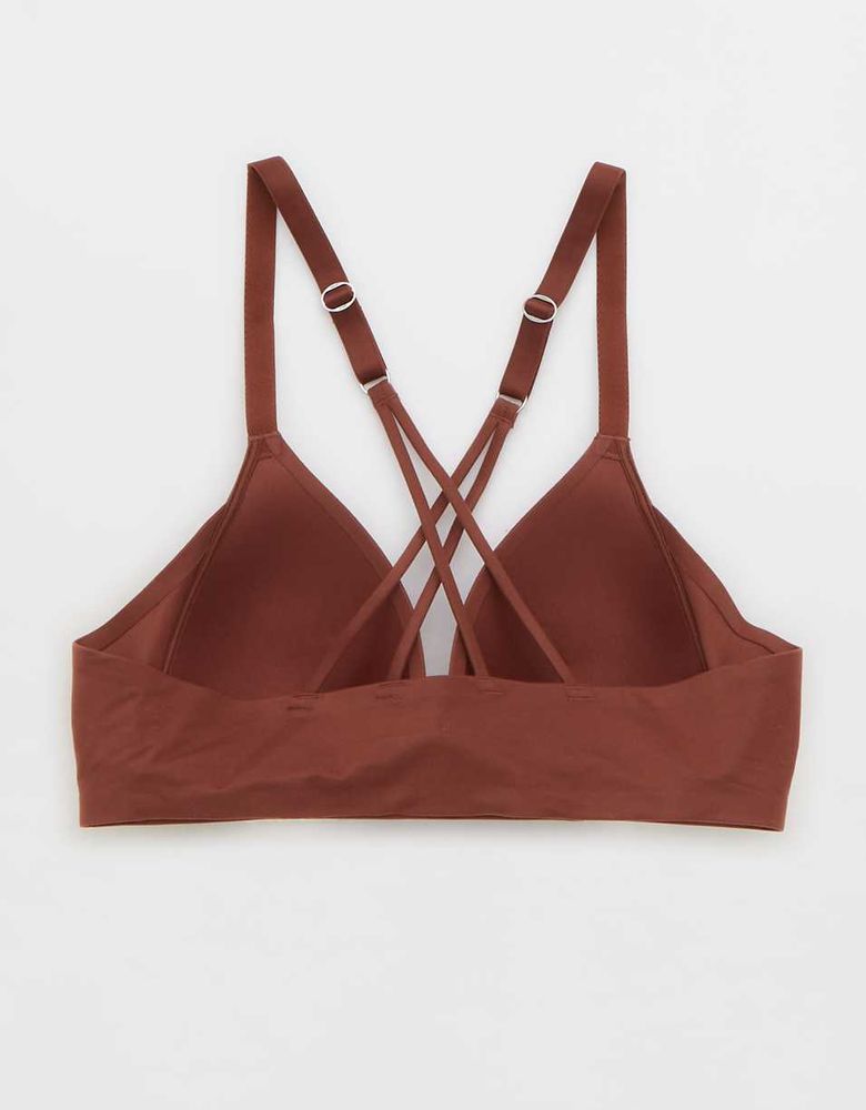 Aerie Real Sunnie Wireless Lightly Lined Strappy Bra