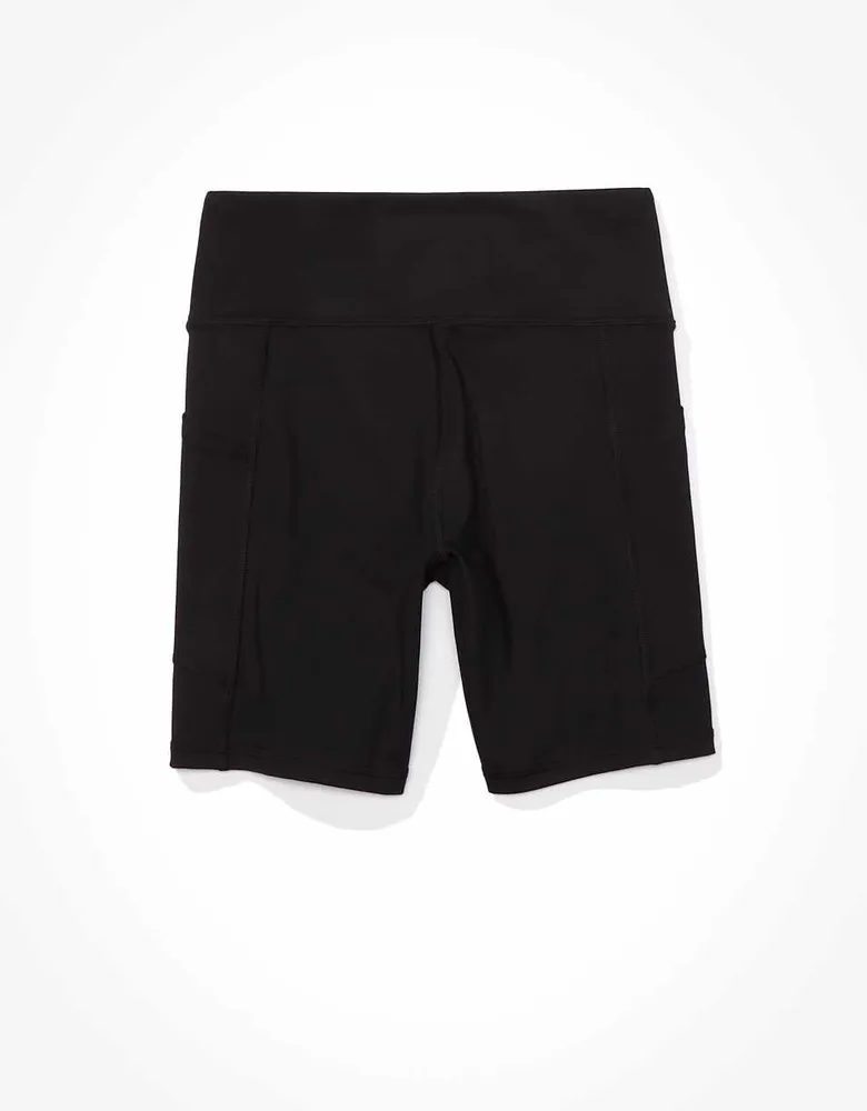 AE Everything Pocket Fleece Super High-Waisted 6" Bike Short