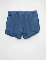 Short en molleton délavé au sel AE