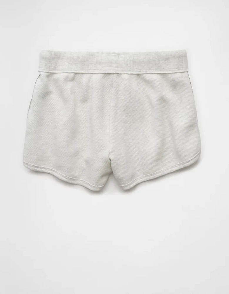Short en molleton délavé au sel AE