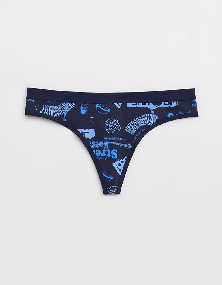Aerie Superchill Seamless Low Rise Thong Underwear