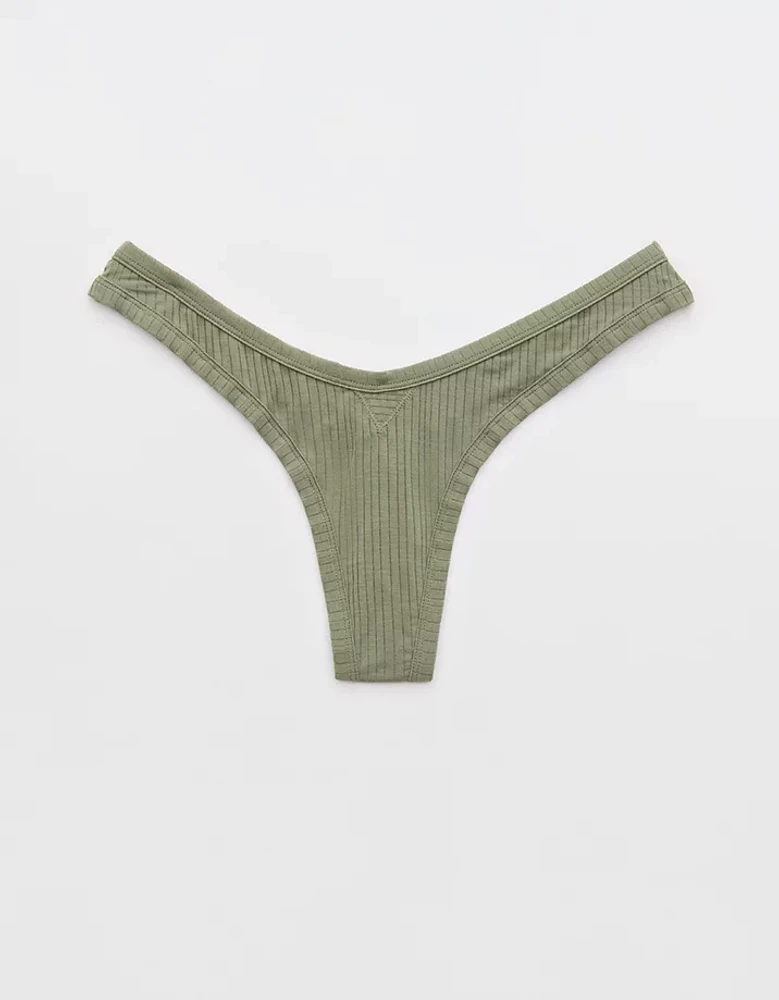 Superchill Modal Rib Thong Underwear