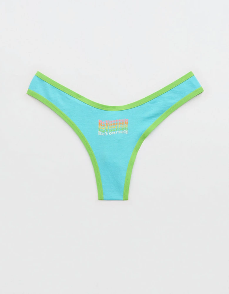 Superchill Cotton High Cut Thong Underwear