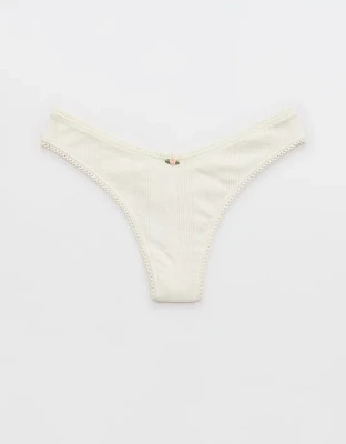 Superchill Pointelle Thong Underwear