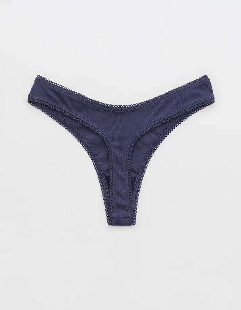 Superchill Pointelle Thong Underwear