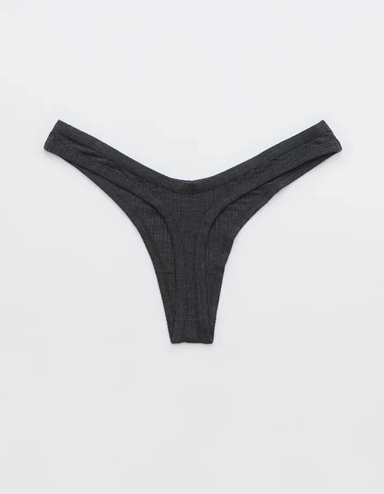 Superchill Modal Rib Thong Underwear