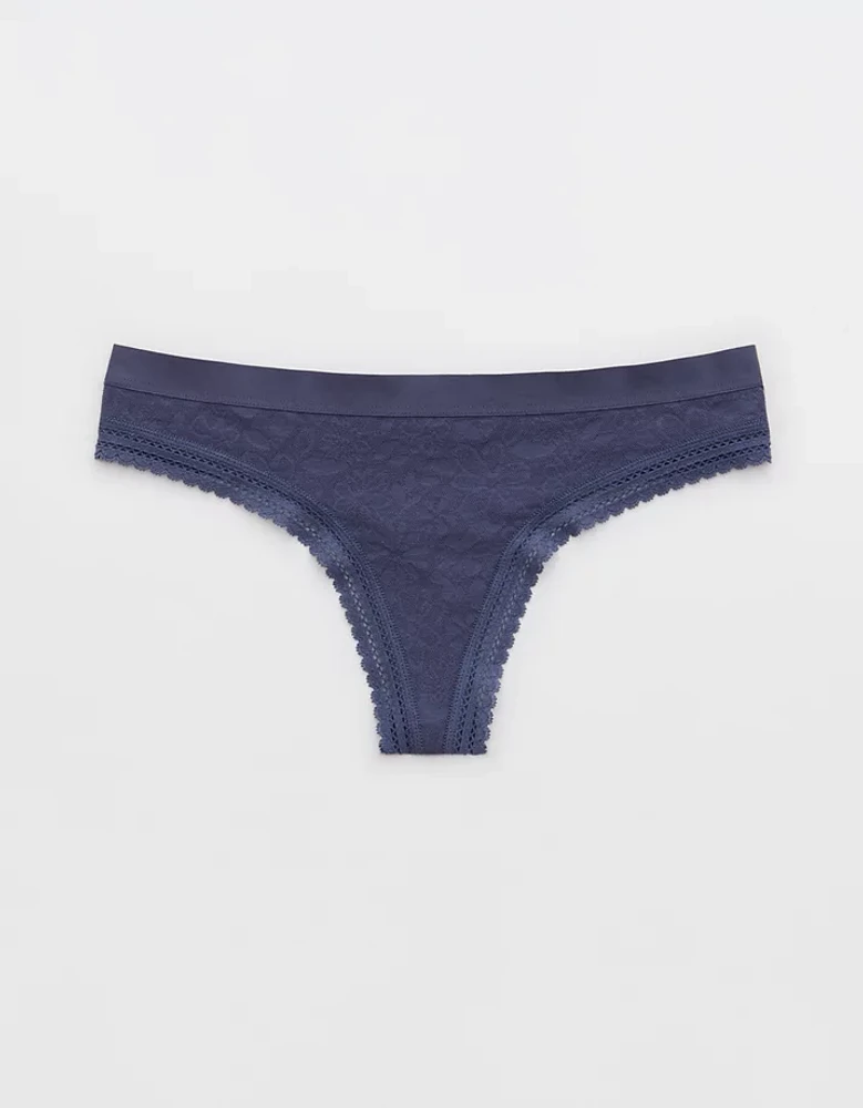 Superchill Cotton Jacquard Thong Underwear