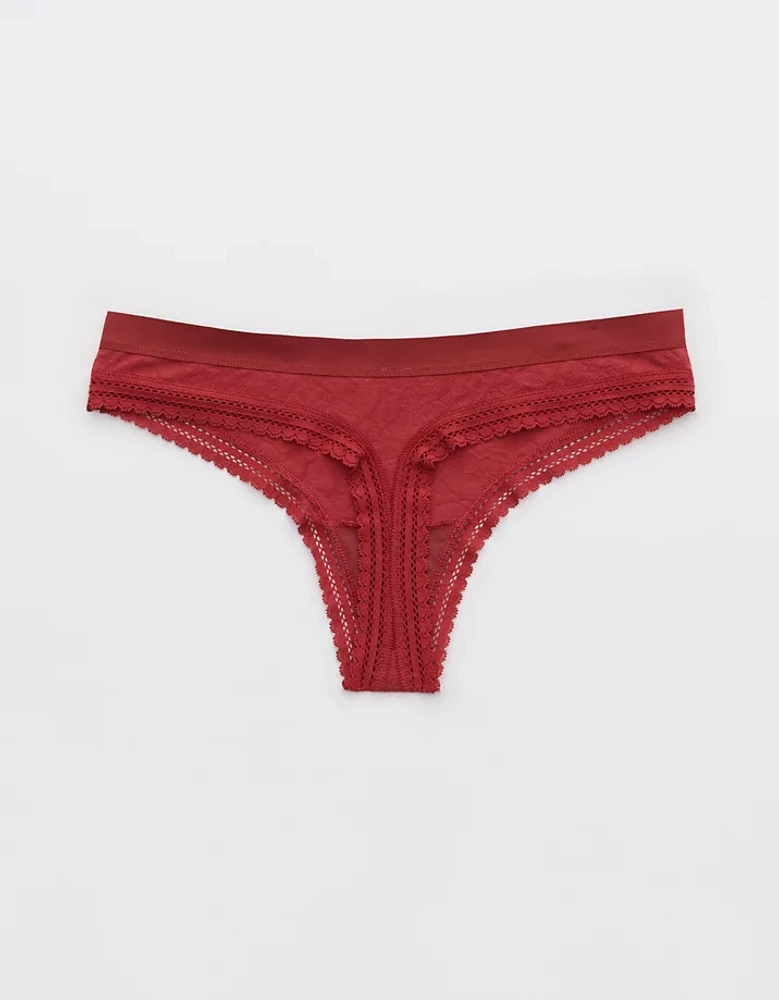 Superchill Cotton Jacquard Thong Underwear