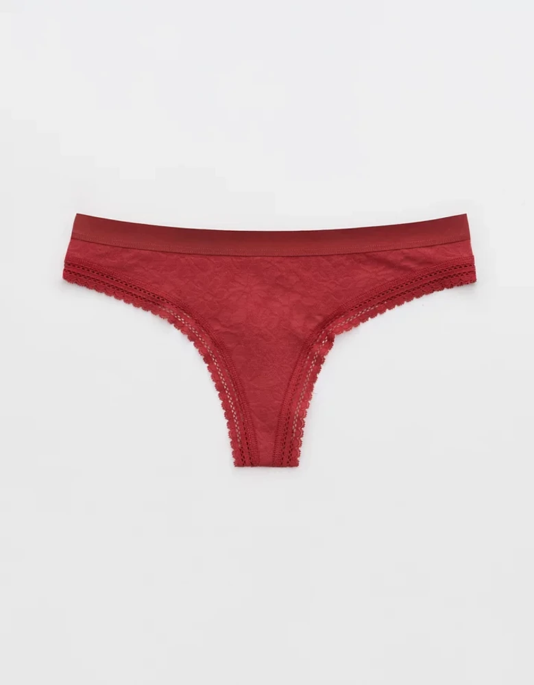 Superchill Cotton Jacquard Thong Underwear