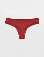 Superchill Cotton Jacquard Thong Underwear
