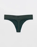 Superchill Seamless Lurex Thong Underwear