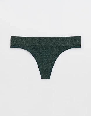 Superchill Seamless Lurex Thong Underwear