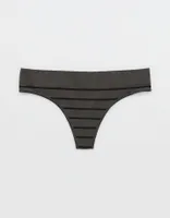 Superchill Seamless Stripe Thong Underwear