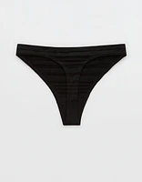 Superchill Seamless Stripe Thong Underwear